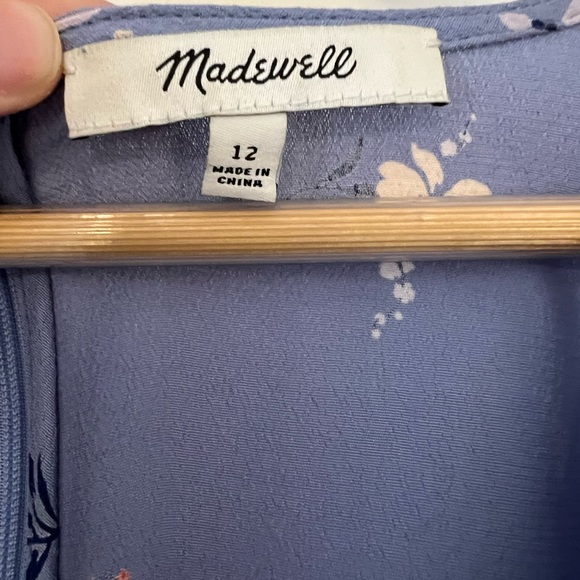 Madewell Button-Wrap Midi Dress in Aloha Floral size 12 - Picture 4 of 4